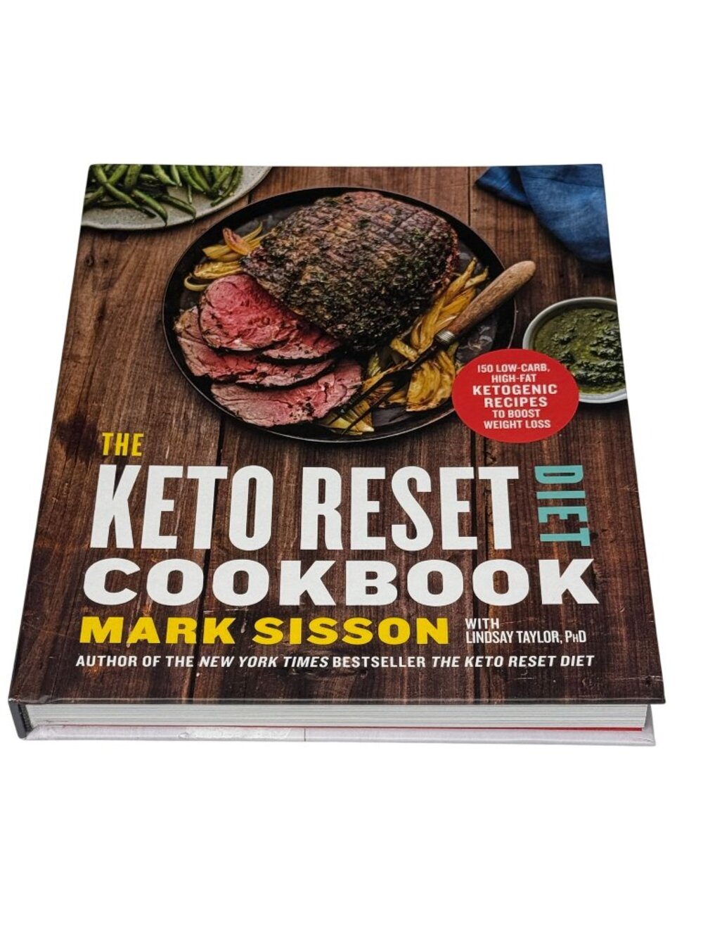 Keto Reset Diet Cookbook Mark Sisson Hardcover New Low Carb Recipes Guide